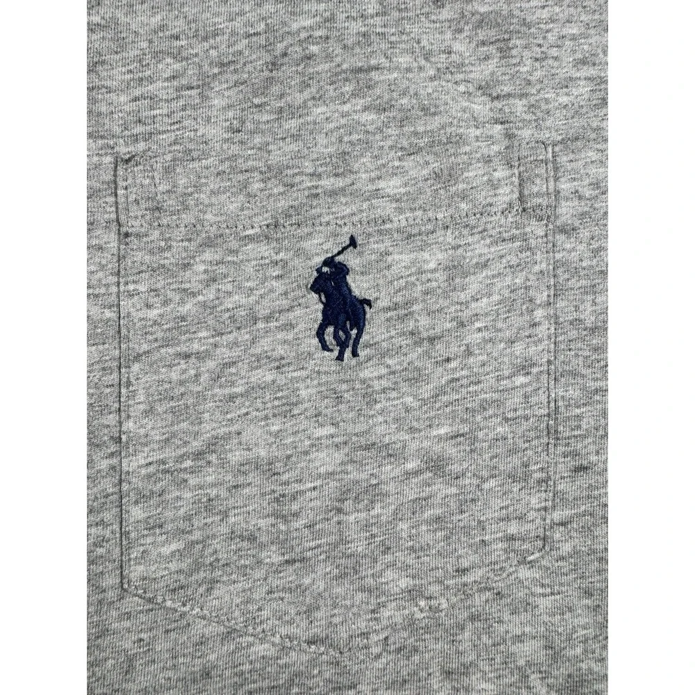 Polo Ralph Lauren Men's XXL Gray Heather Pocket T Shirt Pony Logo